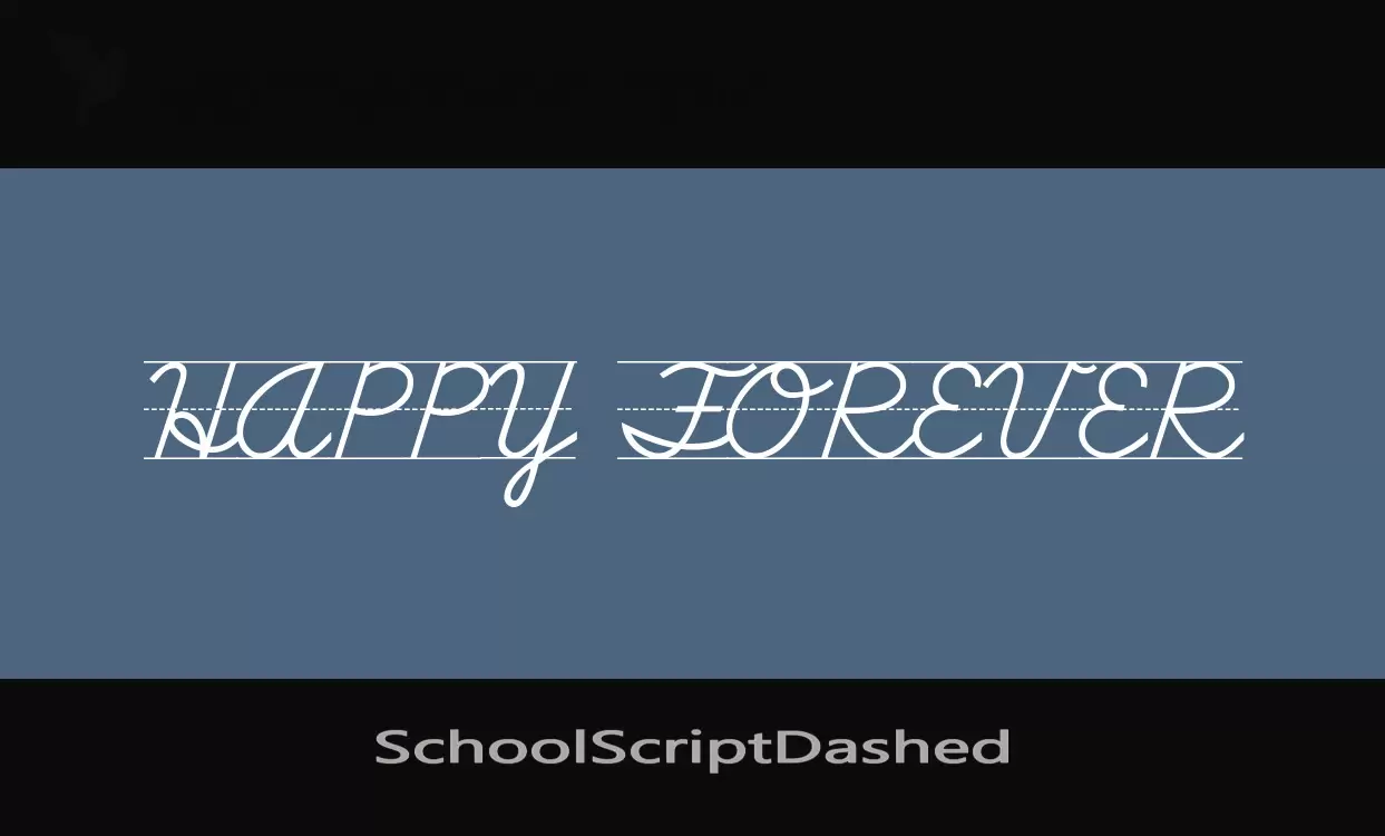 Sample of SchoolScriptDashed