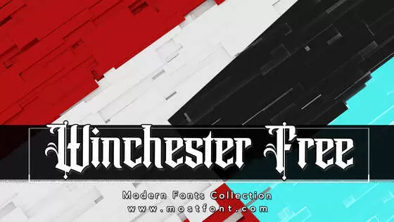 「Winchester-Free」字体排版图片