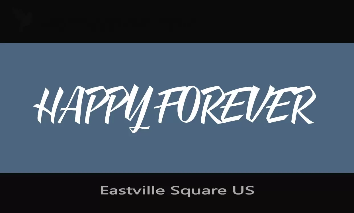 「Eastville-Square-US」字体效果图