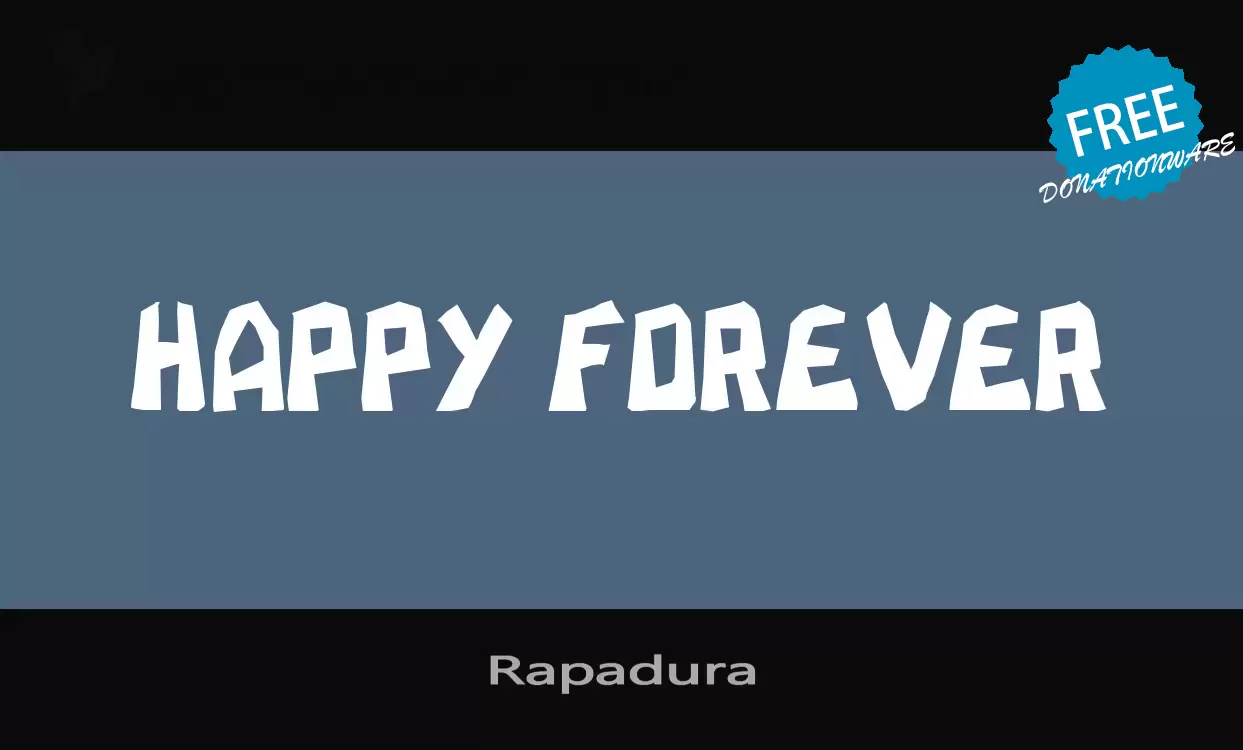 Font Sample of Rapadura