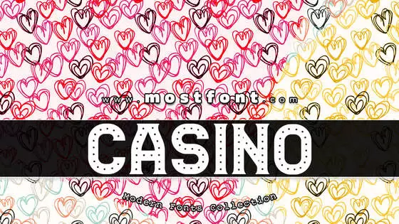 Typographic Design of Casino