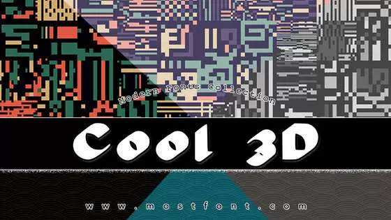 「Cool-3D」字体排版样式