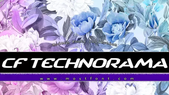 Typographic Design of CF-TechnoRama