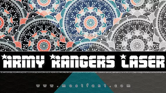 Typographic Design of Army-Rangers-Laser