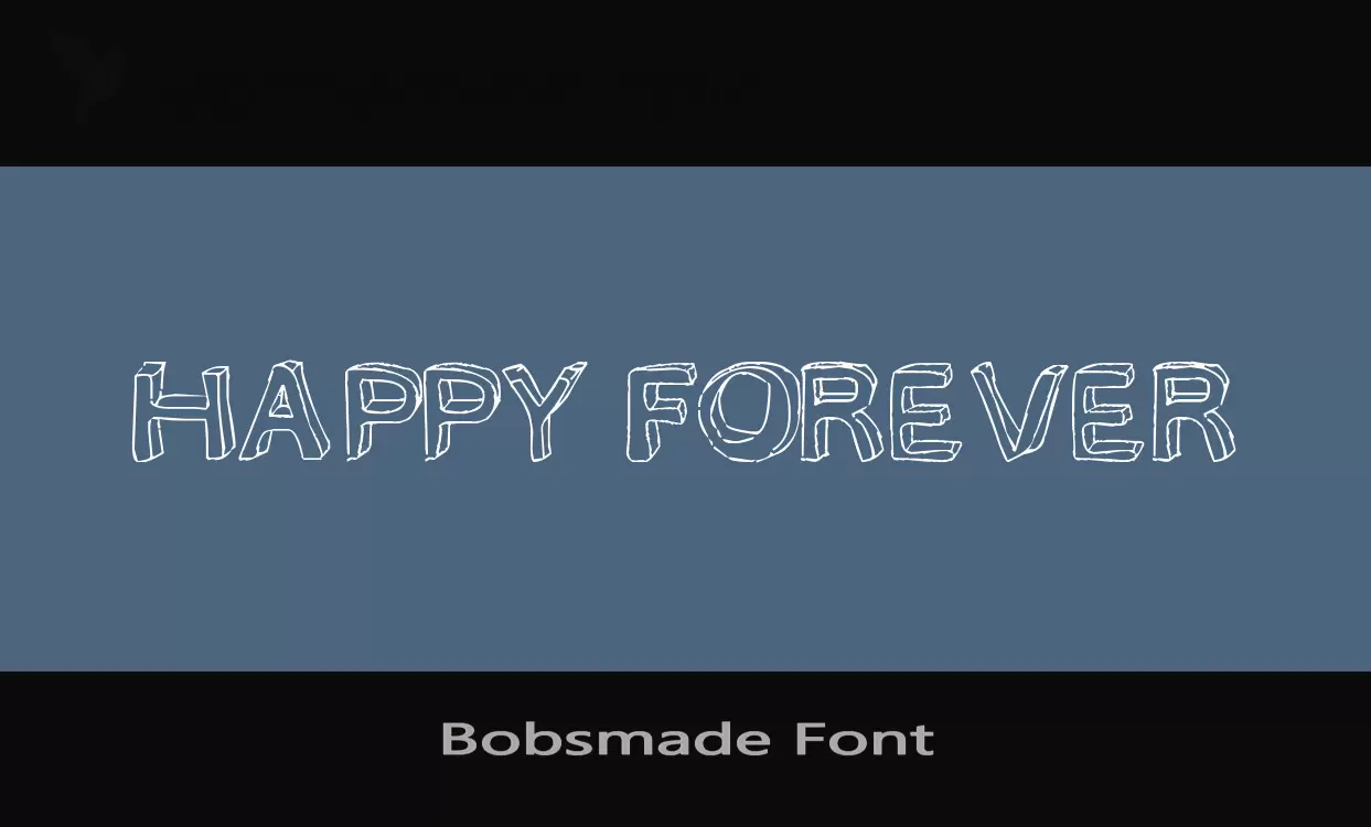 Font Sample of Bobsmade-Font