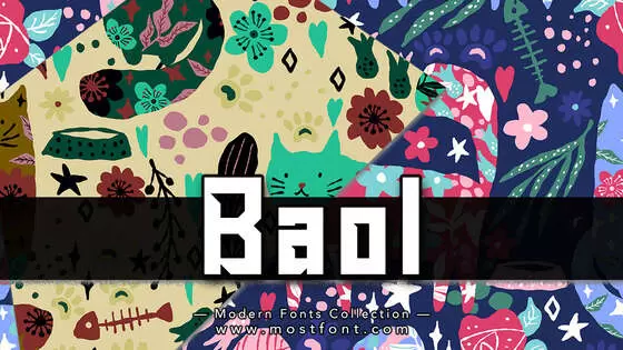 「Baol」字体排版样式