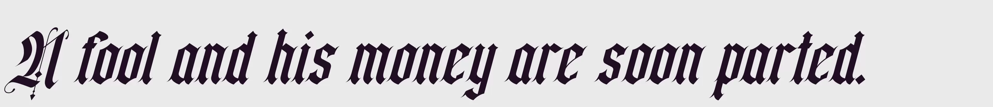 Preview Of California sun Italic