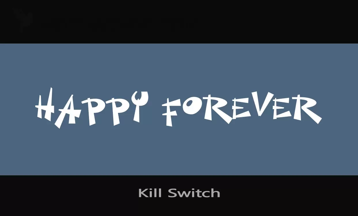 Font Sample of Kill-Switch