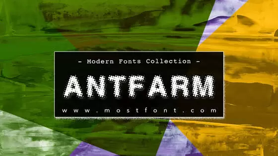 Typographic Design of AntFarm