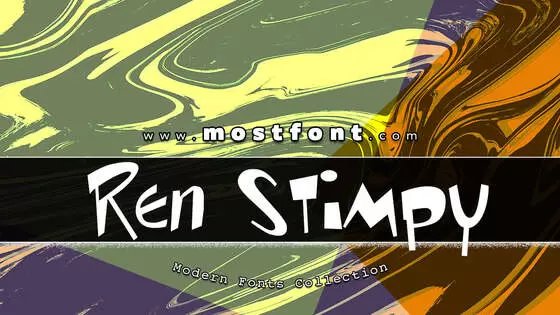 Typographic Design of Ren-&-Stimpy