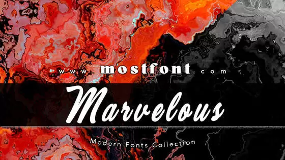 「Marvelous-Personal-Use」字体排版图片