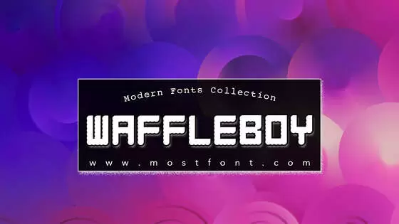 Typographic Design of WAFFLEBOY