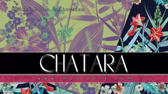 Typographic Design of Chatara