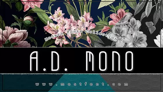 Typographic Design of A.D.-MONO