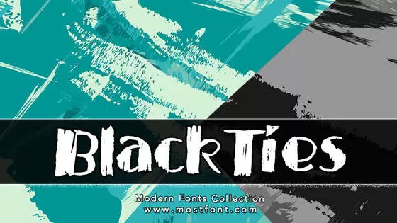 Typographic Design of BlackTies