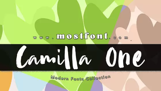 Typographic Design of Camilla-One