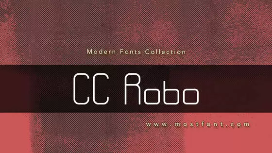 「CC-Robo」字体排版图片