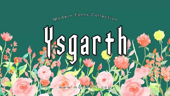 Typographic Design of Ysgarth