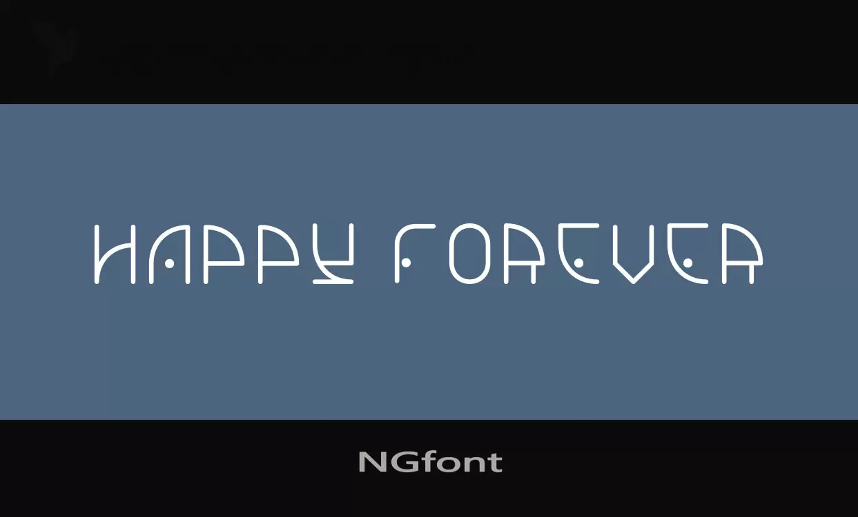 Font Sample of NGfont