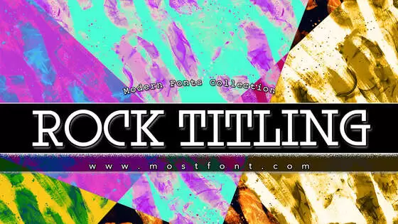 「Rock-Titling」字体排版样式