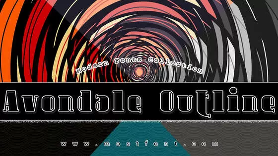 Typographic Design of Avondale-Outline