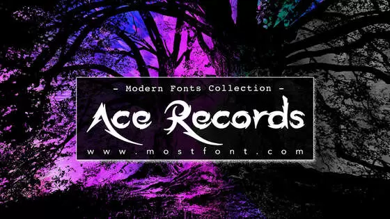 「Ace-Records」字体排版图片