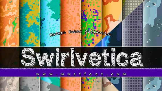 「Swirlvetica」字体排版样式