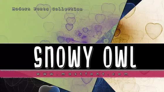 「Snowy-Owl」字体排版图片