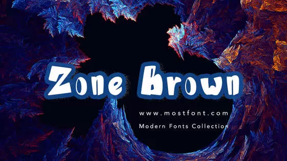 Typographic Design of Zone-Brown