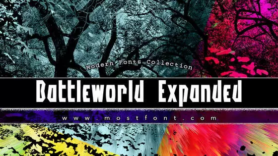 「Battleworld-Expanded」字体排版样式