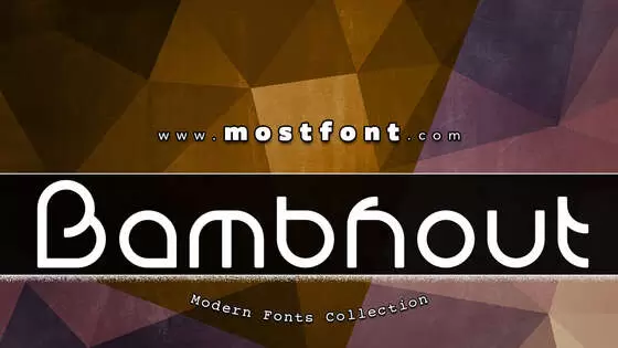 Typographic Design of Bambhout-Connect-Trial