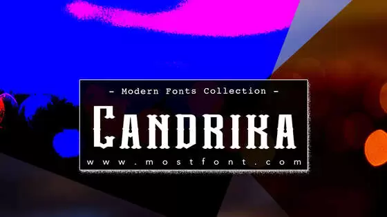 Typographic Design of Candrika