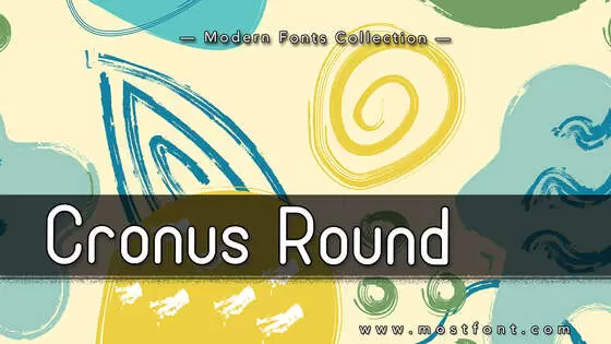 「Cronus-Round」字体排版样式