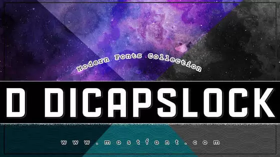 Typographic Design of D-Dicapslock