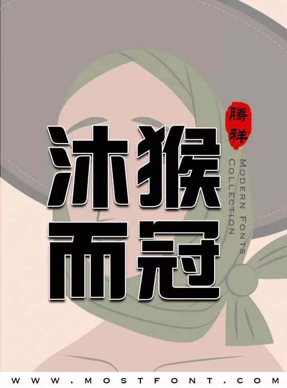 Typographic Design of 腾祥凌黑简