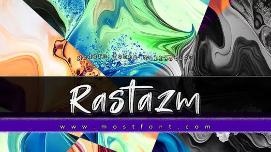 「Rastazm」字体排版图片