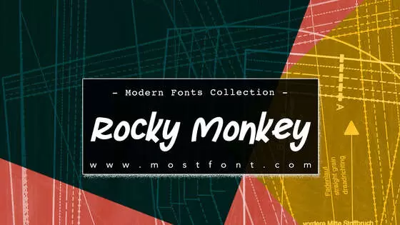 「Rocky-Monkey」字体排版图片