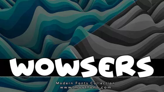 Typographic Design of Wowsers