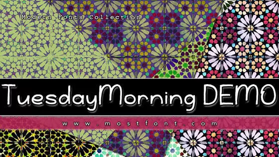 Typographic Design of TuesdayMorning-DEMO