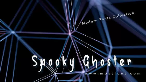 「Spooky-Ghoster」字体排版图片