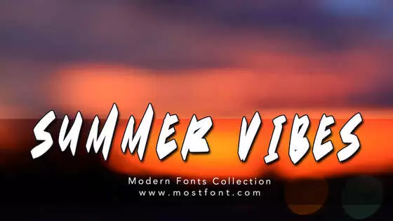 Typographic Design of SUMMER-VIBES