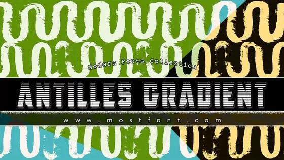 Typographic Design of Antilles-Gradient