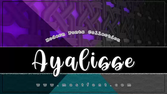 Typographic Design of Ayalisse