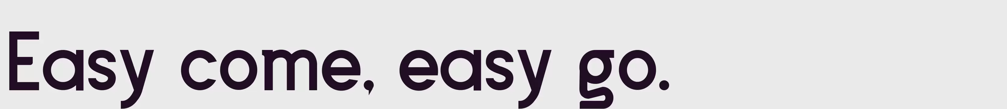 「Regular」字体效果图