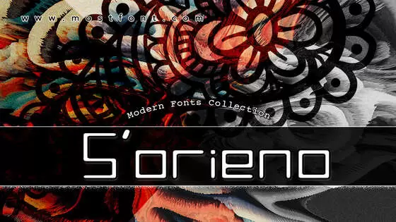 Typographic Design of S'orieno