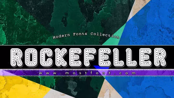 Typographic Design of Rockefeller