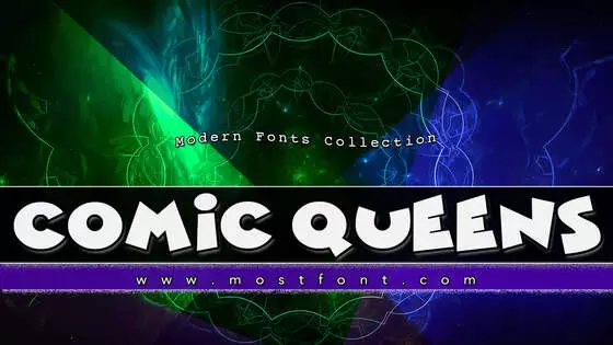 「Comic-Queens」字体排版图片