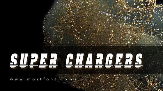 「SUPER-CHARGERS」字体排版图片