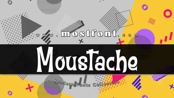 「Moustache-Club-2」字体排版图片