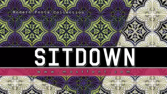 Typographic Design of Sitdown